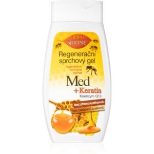 Bione Cosmetics Honey + Q10 regeneráló tusfürdő gél 260 ml-Eredeti