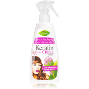 Bione Cosmetics Keratin + Chinin öblítés nélküli kondicionáló 260 ml-Eredeti