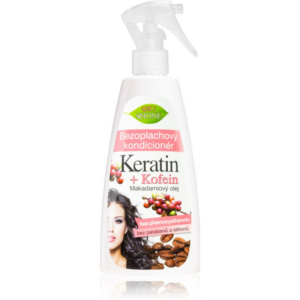 Bione Cosmetics Keratin + Kofein öblítés nélküli kondicionáló spray -ben 260 ml-Eredeti
