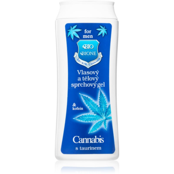 Bione Cosmetics Men Cannabis + Taurine tusfürdő gél testre és hajra 200 ml-Eredeti