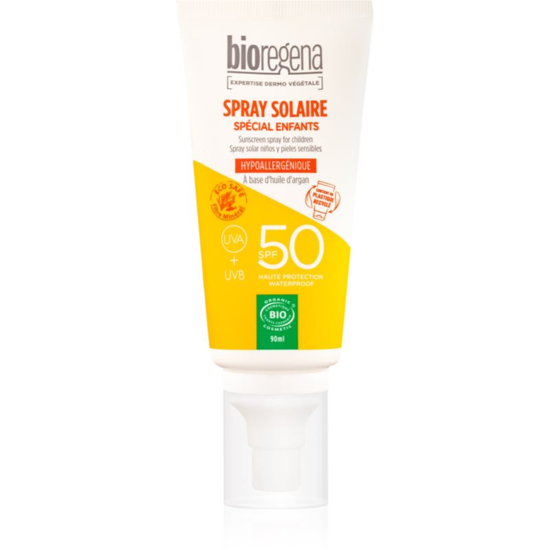 Bioregena Spray Solaire védő ápolás a káros napsugarakkal szemben gyermekeknek SPF 50 90 ml-Ár