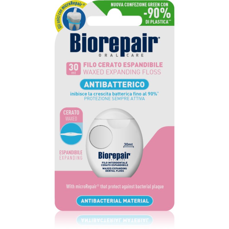 Biorepair Dental Floss Waxed Expanding viaszos fogselyem az érzékeny ínyre Pink 30 m-Ár