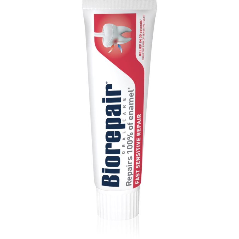 Biorepair Fast Sensitive Repair bioaktív fogkrém a fogak érzékenységének csökkentésére és a fogzománc helyreállítására 75 ml-Ár
