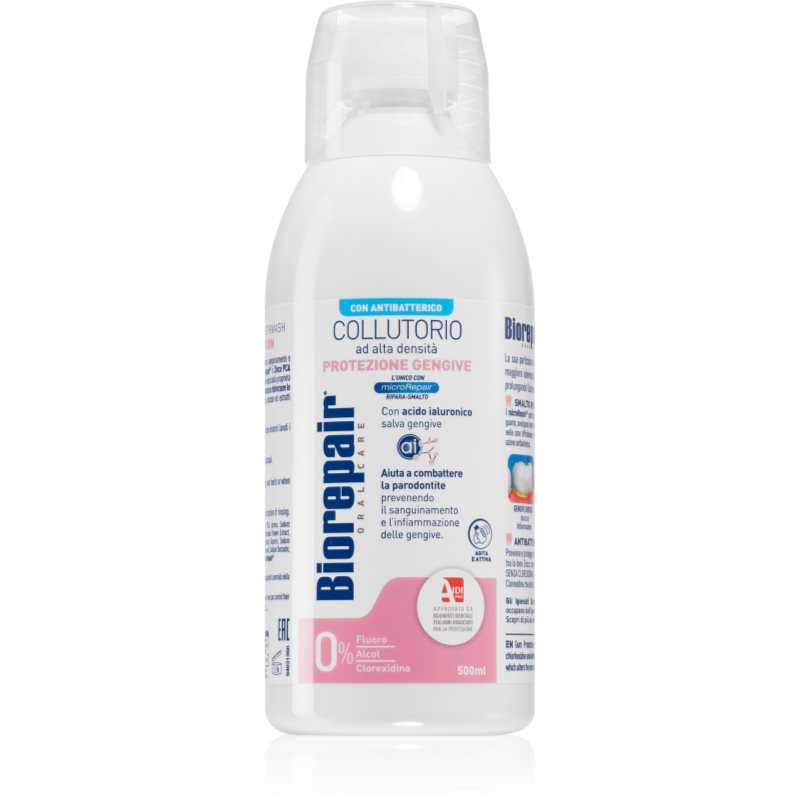 Biorepair Gum Protection Mouthwash szájvíz a fogak és a fogíny védelmére 500 ml-Ár