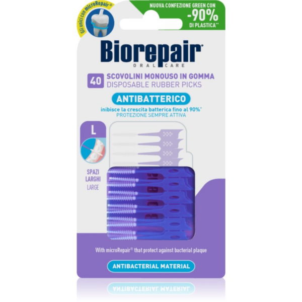 Biorepair Rubber Picks Large fogpiszkáló Purple 40 db-Ár