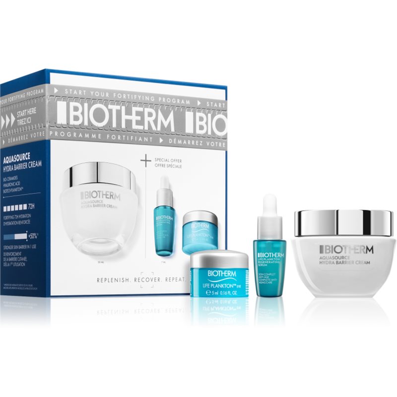 Biotherm Aquasource Hydra Barrier Cream ajándékszett hölgyeknek-ár