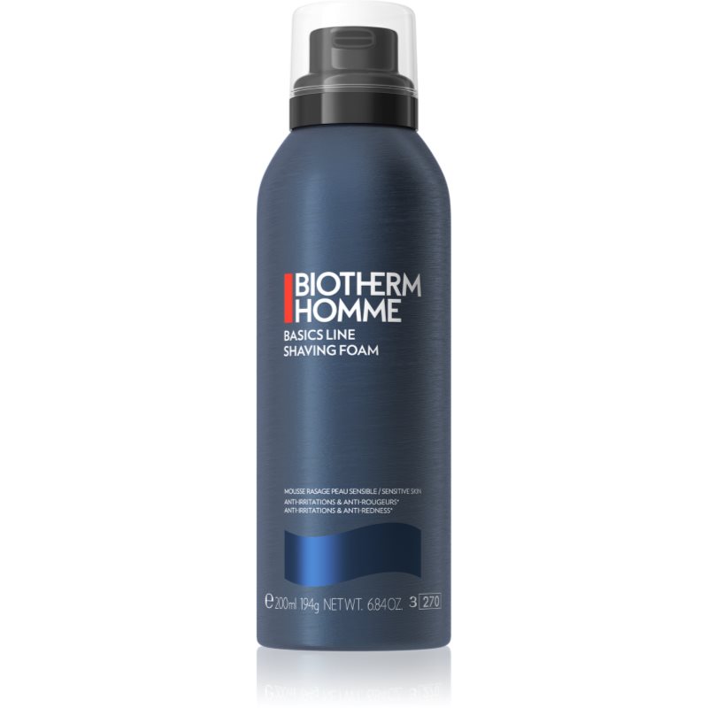 Biotherm Homme Basics Line Shaving Foam borotválkozási hab az érzékeny arcbőrre 200 ml-Eredeti