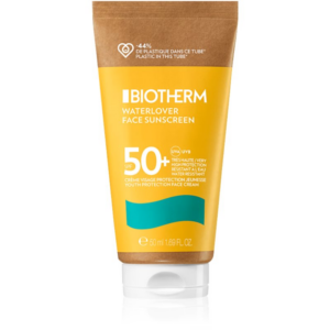Biotherm Waterlover Face Sunscreen SPF 50+ védő arckrém öregedés ellen intoleráns bőrre SPF 50+ 50 ml-Ár