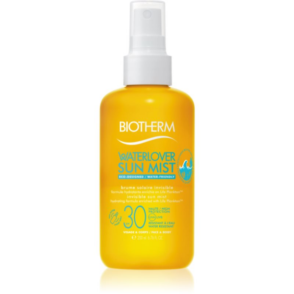 Biotherm Waterlover Sun Mist SPF 30 vízálló napozó krém SPF 30 200 ml-Eredeti