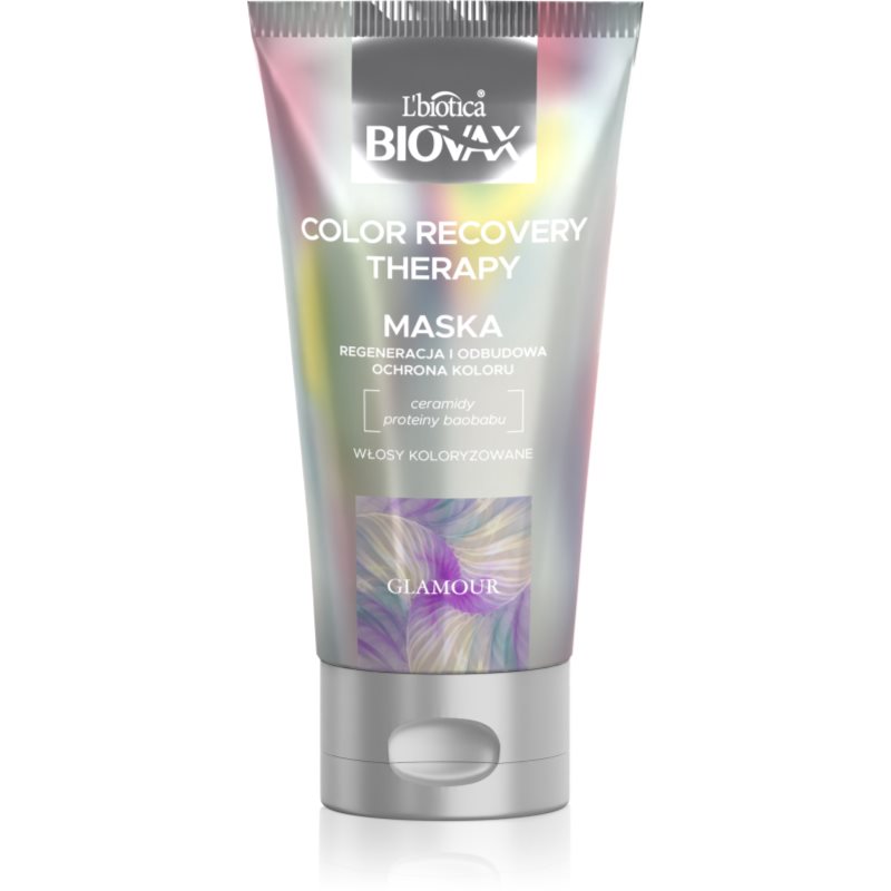 Biovax Glamour Color Recovery Therapy intenzív regeneráló maszk festett hajra 150 ml-ár
