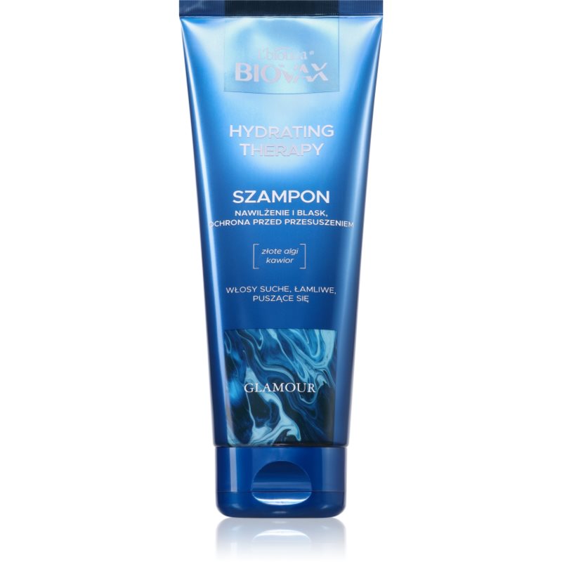 Biovax Glamour Hydrating Therapy hidratáló sampon száraz és rakoncátlan hajra 200 ml
