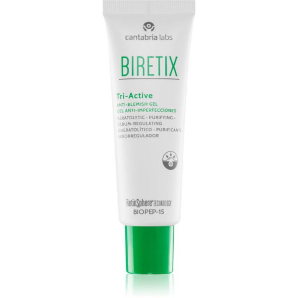Biretix Treat Tri Active Gel lokális gél pattanásokra a faggyútermelés szabályozására 50 ml-ár