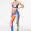 Bittersweet Paris Woman's Geometric Explosion High Waist Leggings CPW-HL-PR BSP205
