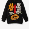 Black Boys Patterned Sweatshirt Desigual Mapue - Boys