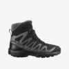 Black Boys' Winter Ankle Boots Salomon XA PRO V8 - Boys