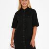 Black Denim Shirt Dress Noisy May Signe - Women
