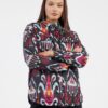 Black Desigual Eliot Womens Patterned Jacket - Women