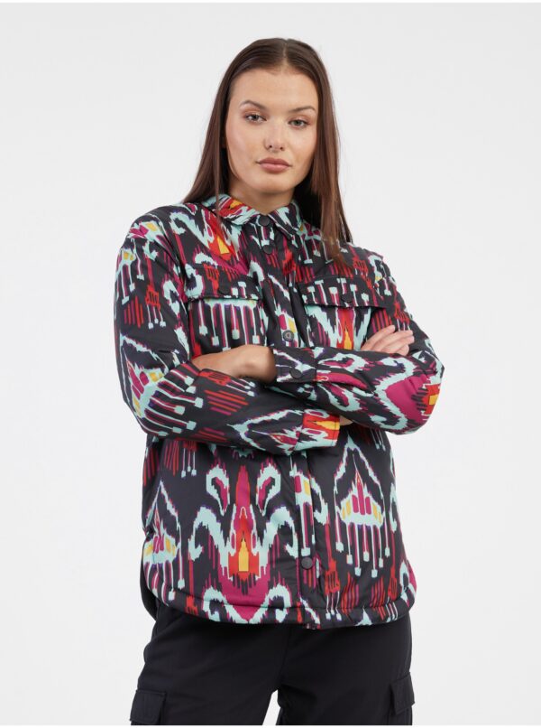 Black Desigual Eliot Womens Patterned Jacket - Women