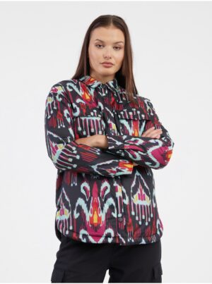 Black Desigual Eliot Womens Patterned Jacket - Women
