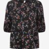 Black Floral Blouse Pieces Lala - Women
