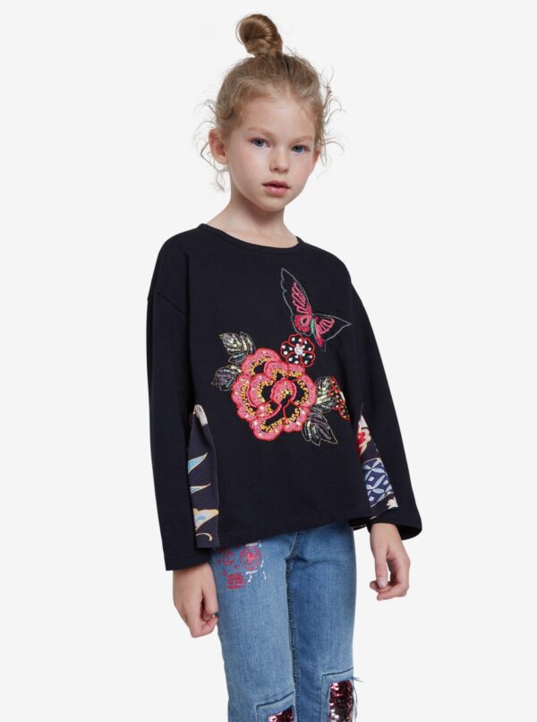 Black Girls T-Shirt Desigual TS Norwich - Girls