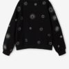 Black Girly Patterned Sweatshirt Desigual Ivy - Girls