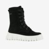 Black Girly Suede Low Boots Richter - Girls