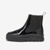 Black Ladies Ankle Boots Puma Mayze - Ladies