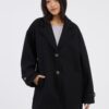 Black Ladies Coat Noisy May Alicia - Women