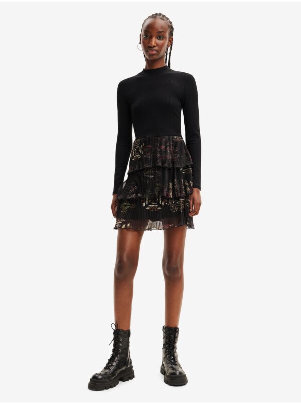 Black Ladies Dress Desigual Salma - Women