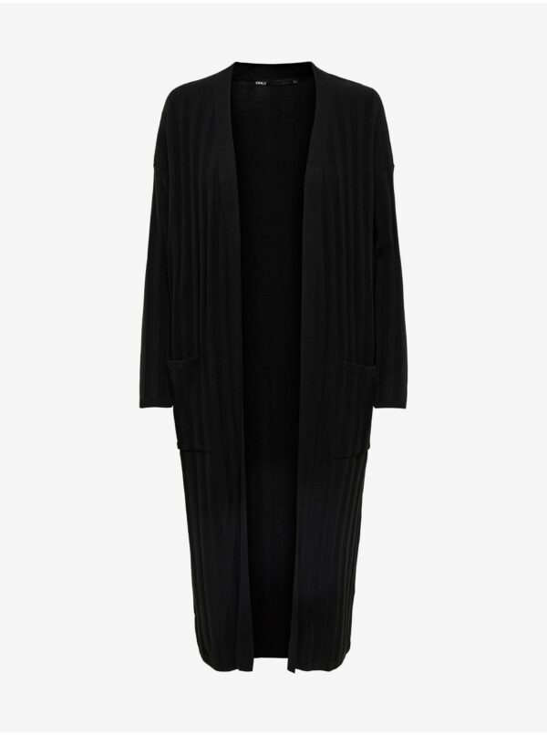 Black Ladies Long Cardigan ONLY CARMAKOMA New Tessa - Ladies