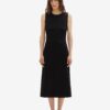 Black Ladies Midi-Dresses Tom Tailor - Women