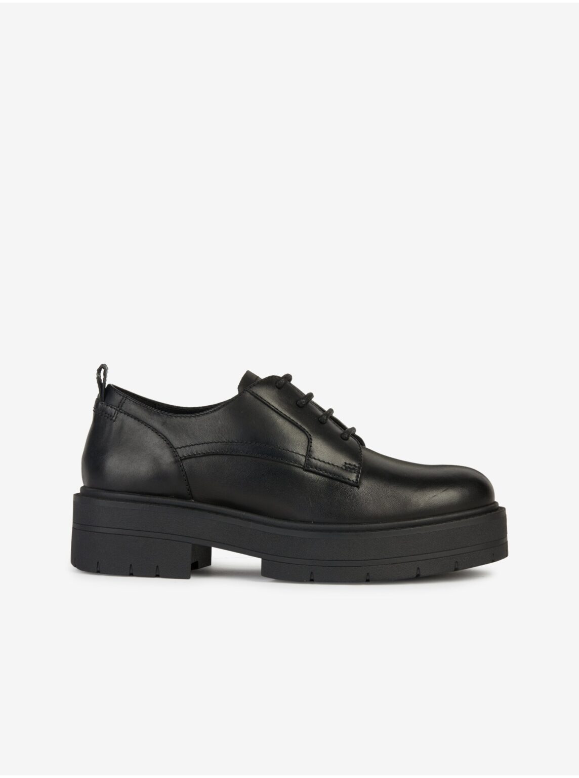 Black Leather Shoes for Geox Spherica - Ladies
