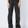 Black Leatherette Trousers Noisy May Andy - Ladies