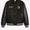 Black Men Jacket Puma Team Varsity - Men