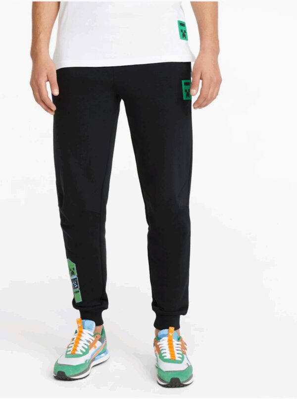 Black Men Sweatpants Puma x MINECRAFT - Men