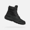 Black Men's Ankle Boots Geox Nebula + Grip AB - Men