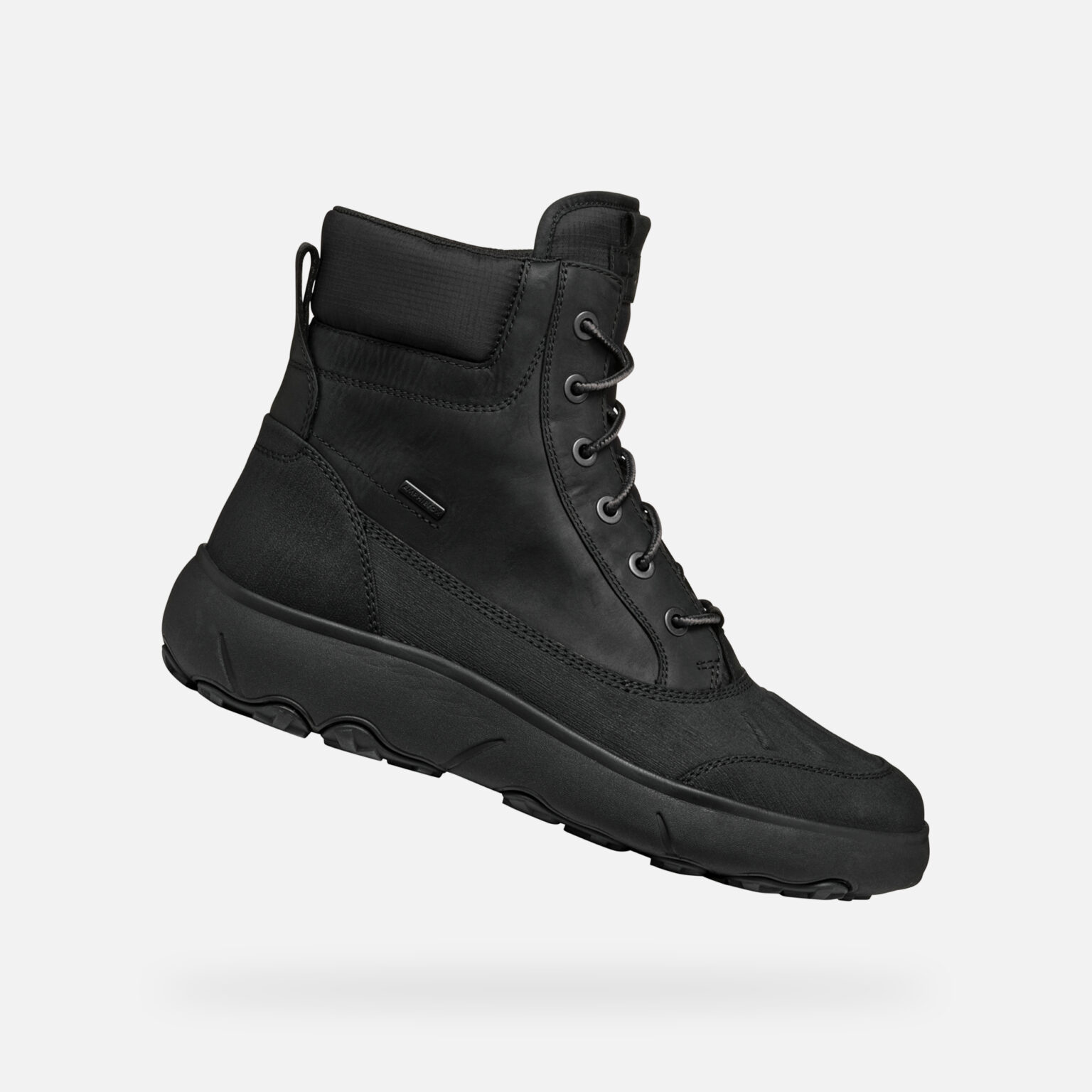 Black Men's Ankle Boots Geox Nebula + Grip AB - Men
