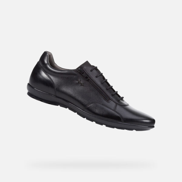 Black Men's Casual Shoes Geox Symbol - Men