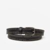Black Men's Leather Strap Diesel - Men's