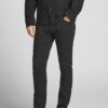 Black Mens Slim Fit Jeans Jack & Jones Glenn - Men