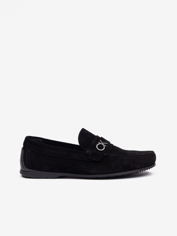 Black Men's Suede Loafers by Calvin Klein