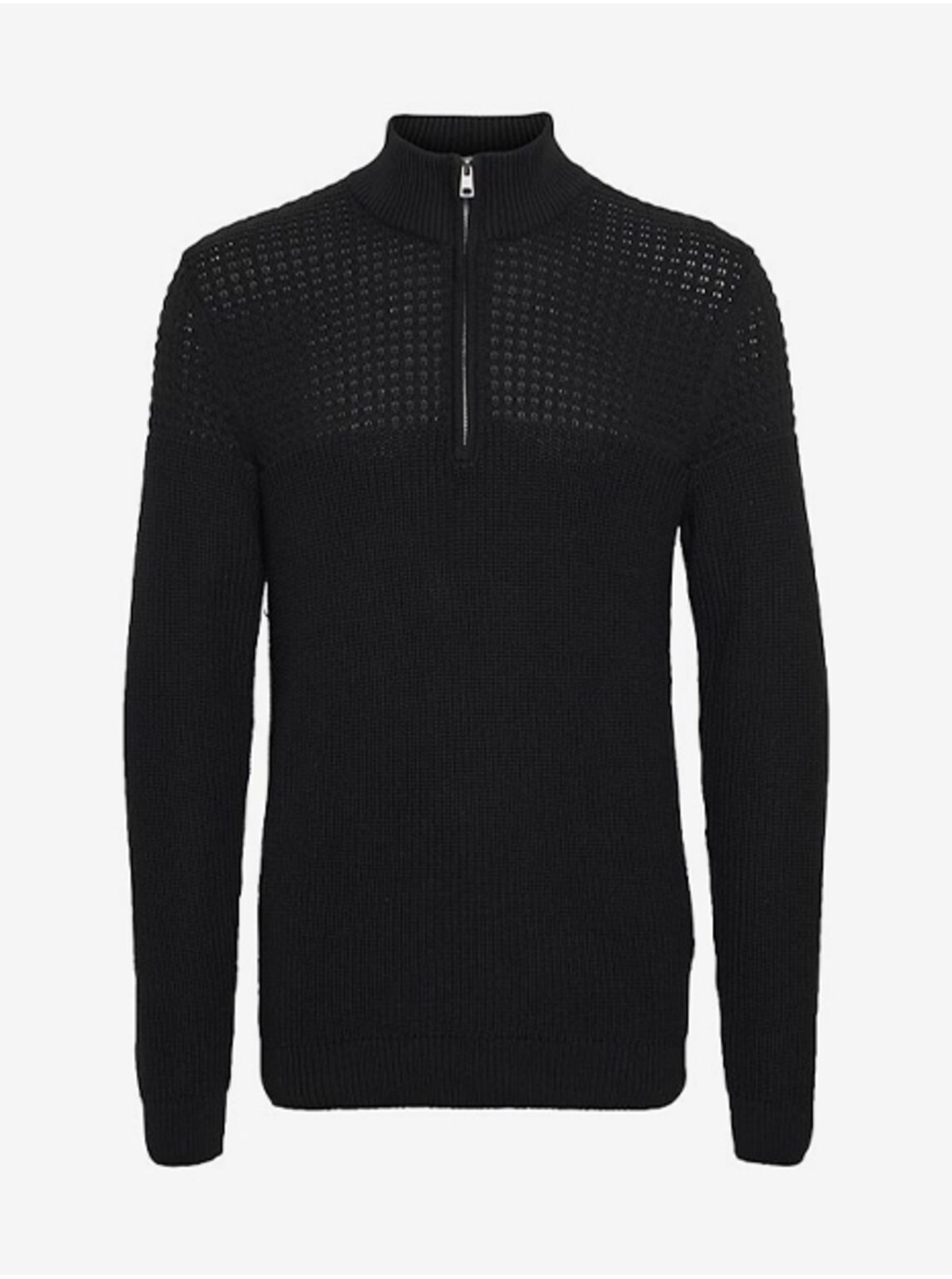 Black Men's Sweater Blend - Men