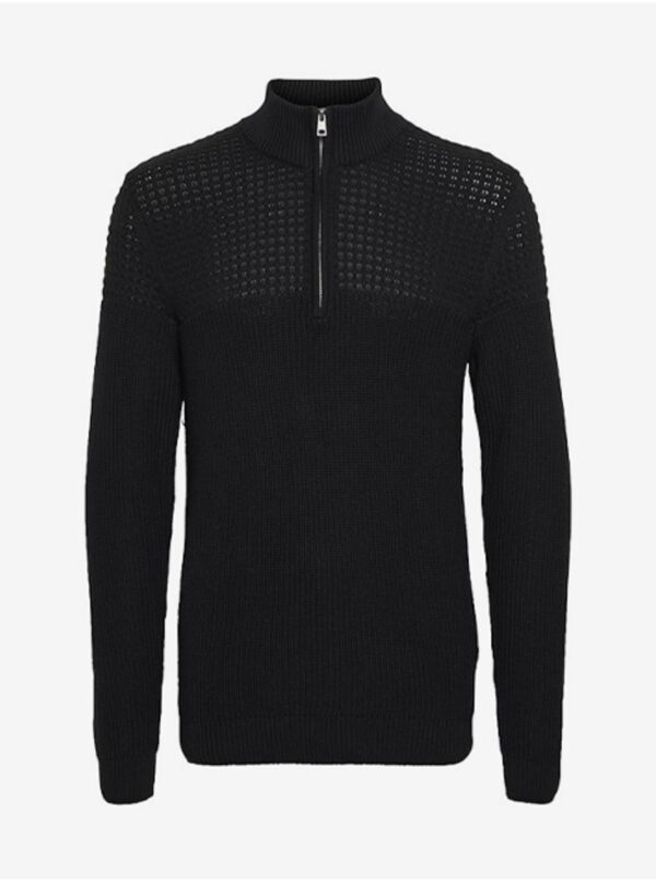 Black Men's Sweater Blend - Men
