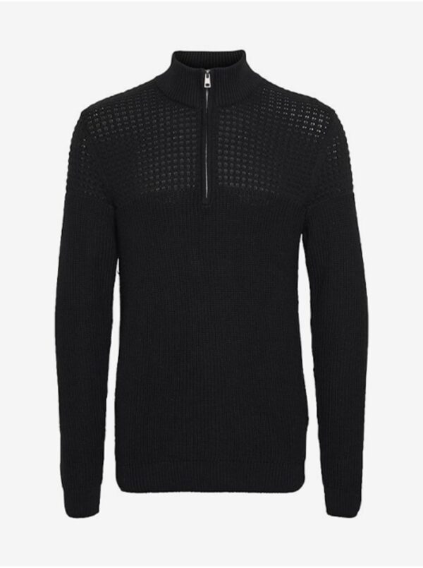 Black Men's Sweater Blend - Men