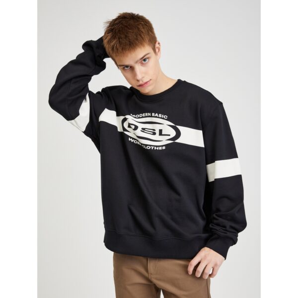 Black Men's Sweatshirt Diesel - Men