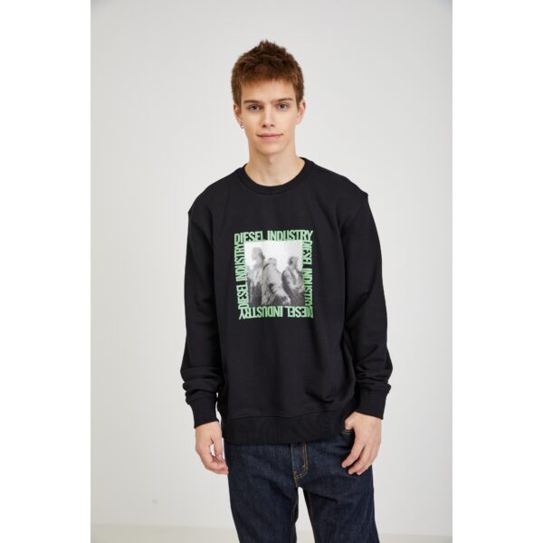 Black Men's Sweatshirt Diesel - Men