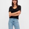 Black Patterned Blouse Pieces Lucy - Women