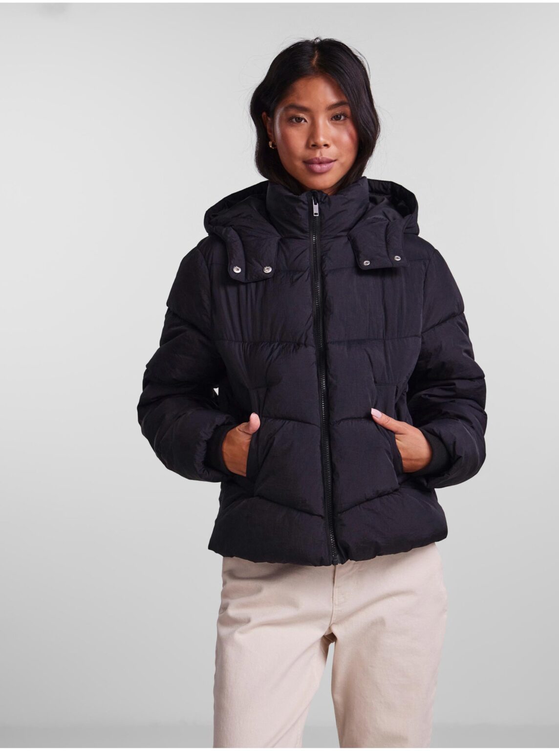 Black Quilted Jacket Pieces Jamilla - Women