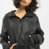 Black Ramie Windbreaker